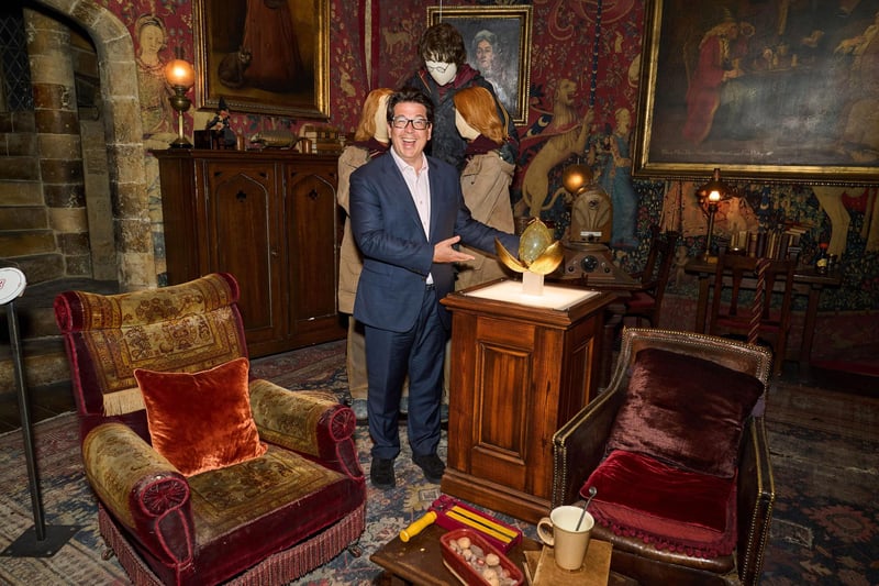 Michael McIntyre enjoys the new fun features at Warner Bros. Studio Tour London - The Making of Harry Potter