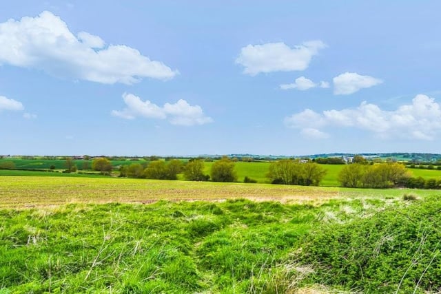 One of the best features of this new home is its countryside surroundings.