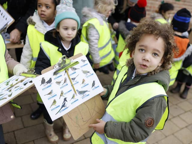 Pupils from Kingsbrook View Primary School 