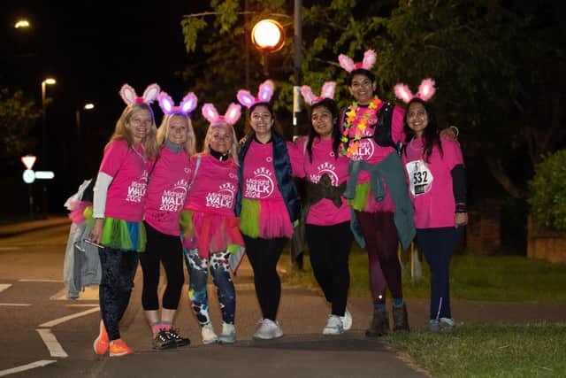 Some Midnight Walkers Enjoying the Route
