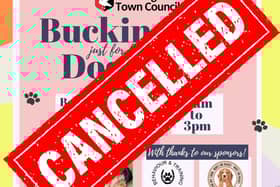 The Buckingham Dog Show has been cancelled