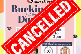 The Buckingham Dog Show has been cancelled