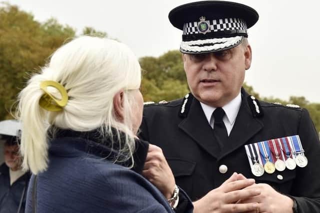 Chief Constable Campbell on duty