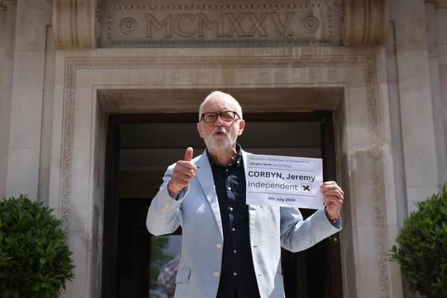 Former Labour Party leader Jeremy Corbyn(Photo by Dan Kitwood/Getty Images)