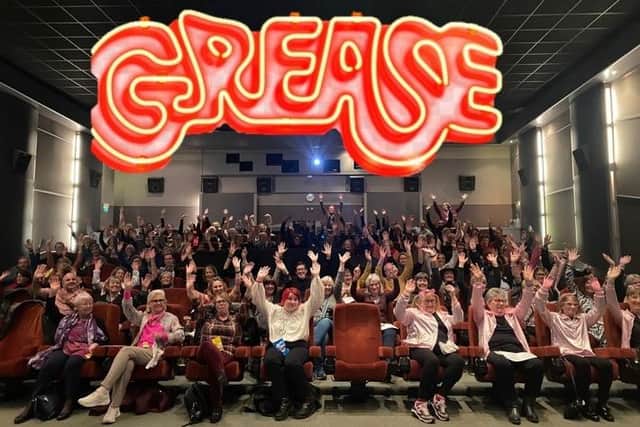 The audience at the special screening of Grease
