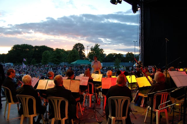 One of the bands from Proms in the Park, photo from Jess Stringer