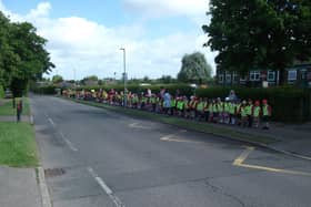 Hundreds of children participated