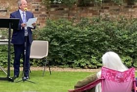 University of Buckingham vice-chancellor James Tooley at a previous Riverside lecture