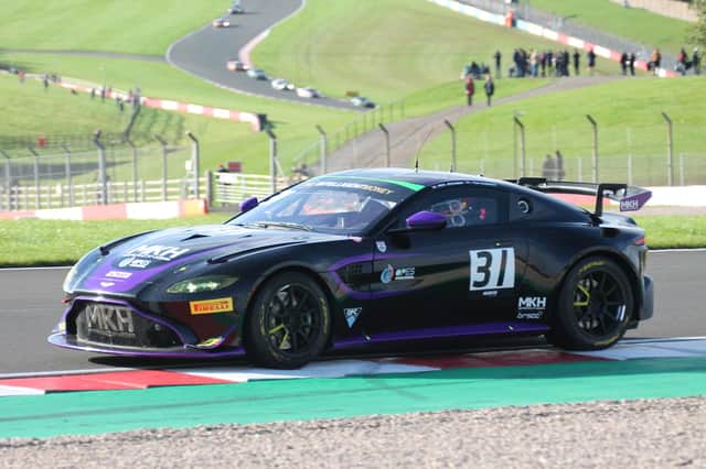 Tom Ingram raced an Aston Martin at Donington Park last weekend (Photo: James Beckett)