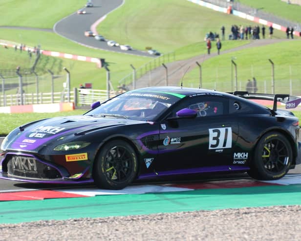 Tom Ingram raced an Aston Martin at Donington Park last weekend (Photo: James Beckett)