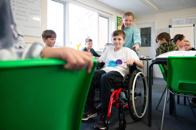 wheelchairs were provided by Gerald Simonds Healthcare, photo by Derek Pelling