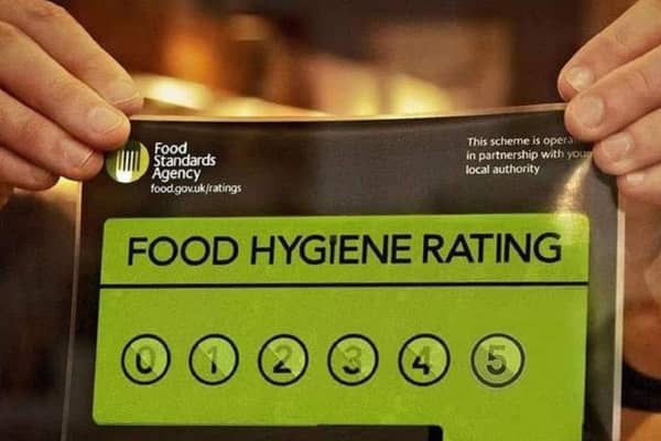 Food hygiene ratings are issued by the Food Standards Agency