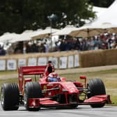 Marc Gene thrilled the capacity crowd at the Goodwood Festival of Speed (Photo Ebrey/Beckett)