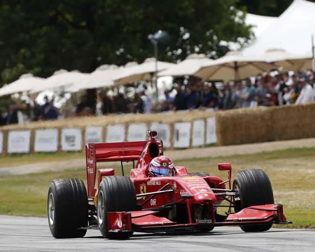 Marc Gene thrilled the capacity crowd at the Goodwood Festival of Speed (Photo Ebrey/Beckett)