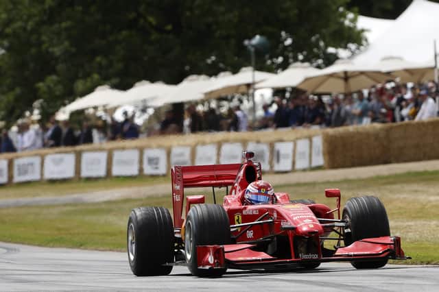 Marc Gene thrilled the capacity crowd at the Goodwood Festival of Speed (Photo Ebrey/Beckett)