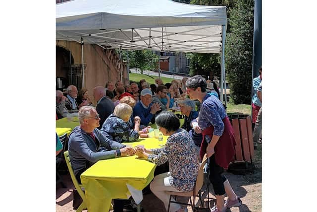 WAFTA members enjoyed a picnic before their petanque game