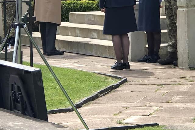 Wreath laying was completed on behalf of the King