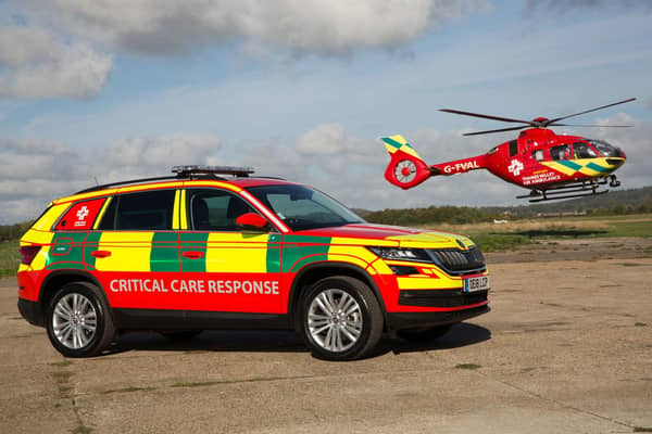 Thames Valley Air Ambulance operates critical care response vehicles as well as helicopters