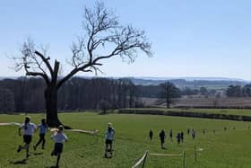 The grounds of Ascott House are a beautiful setting for the race.