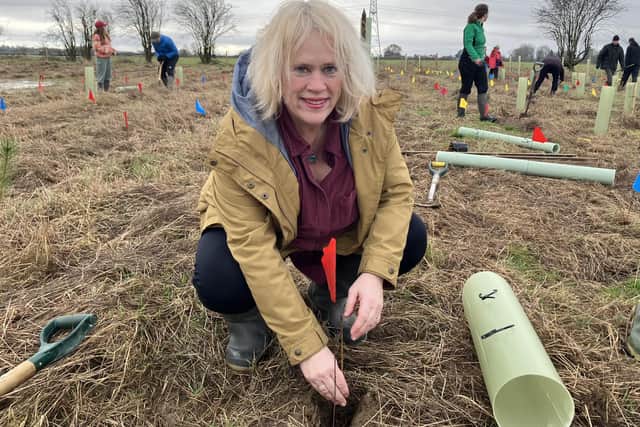 Councillor Diana Blamires gets hands-on to create a legacy for future generations
