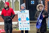Pictures from the Tring Park School protests in March