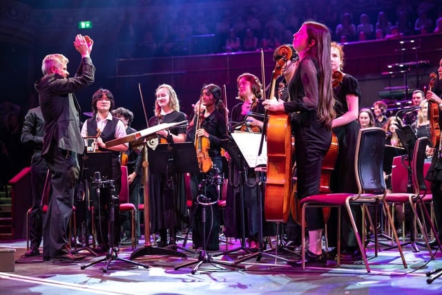 The young musicians were from Music Centres in Bucks