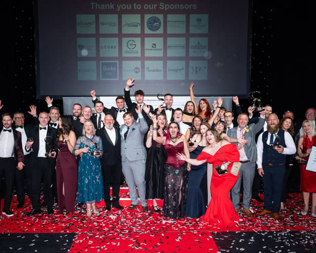 One business celebrating at last year's awards