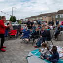 Street entertainment for The Queen's Platinum Jubilee