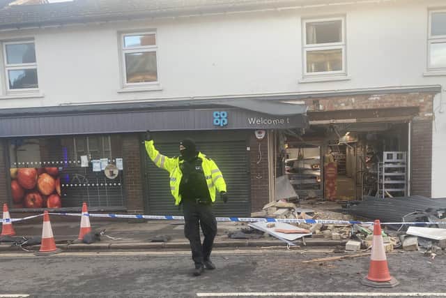 The area has been cordoned off