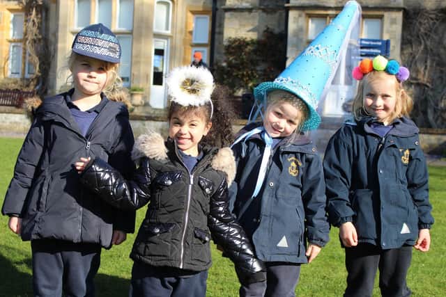 Some of Beachboroughs youngest 2022 Wear A Hat Day participants