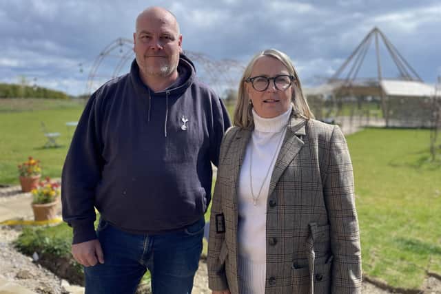 Steph Harwood and Paul Irwin are standing are representing Reform UK in the upcoming local elections .Photo from Charlie Smith/Local Democracy Reporting Service