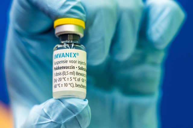 A dose of Imvanex vaccine used to protect against Monkeypox virus  (Photo by LEX VAN LIESHOUT/ANP/AFP via Getty Images)