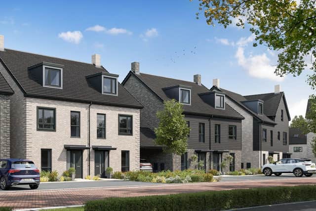 Taylor Wimpey have secured planning permission to bring 370 homes to Aylesbury later this year (Representative CGI of proposed development pictured)