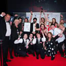Aylesbury's Waterside Theatre team celebrate their awards. Photo: AWT/ATG