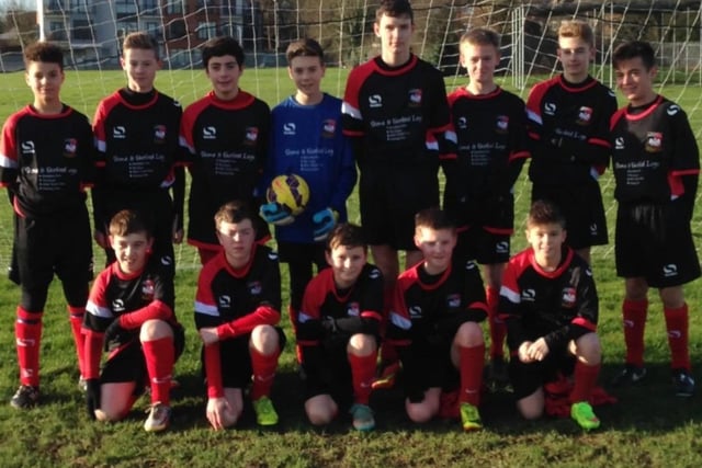 Aylesbury FC U13s with their new kit in 2015