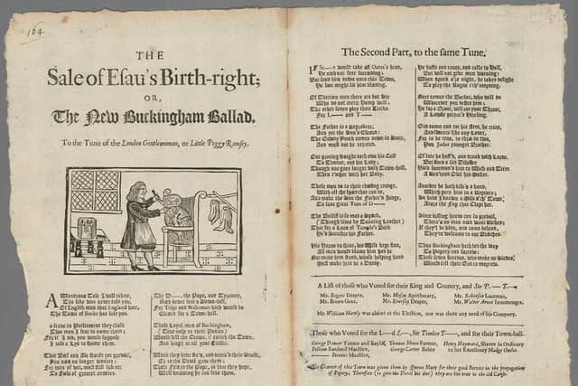 Houghton Library at Harvard has a copy of the famous song
