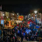 A previous lights switch on event at Princes Risborough, photo from Hayley Watkins Photography