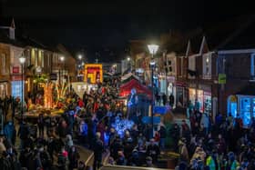 A previous lights switch on event at Princes Risborough, photo from Hayley Watkins Photography