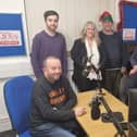 3Bs Radio presenters in the studio