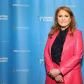 Sarah Ferguson, Duchess of York attends Daughters For Earth, Vital Voices and International Center For Research On Women Campaign Launch in New York City. (Photo by JP Yim/Getty Images for Daughters For Earth)