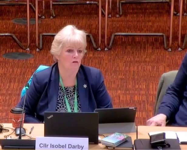 Councillor Isobel Darby, photo from Charlie Smith, Local Democracy Reporter