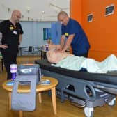 The life-saving marathon is underway at Stoke Mandeville Hospital, photo from Charlie Smith (Local Democracy Service)