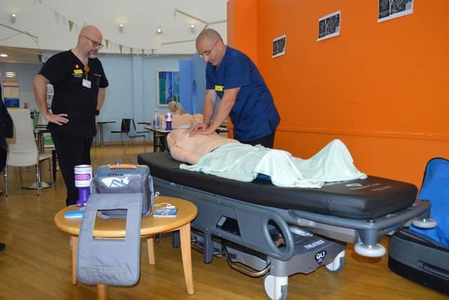 The life-saving marathon is underway at Stoke Mandeville Hospital, photo from Charlie Smith (Local Democracy Service)