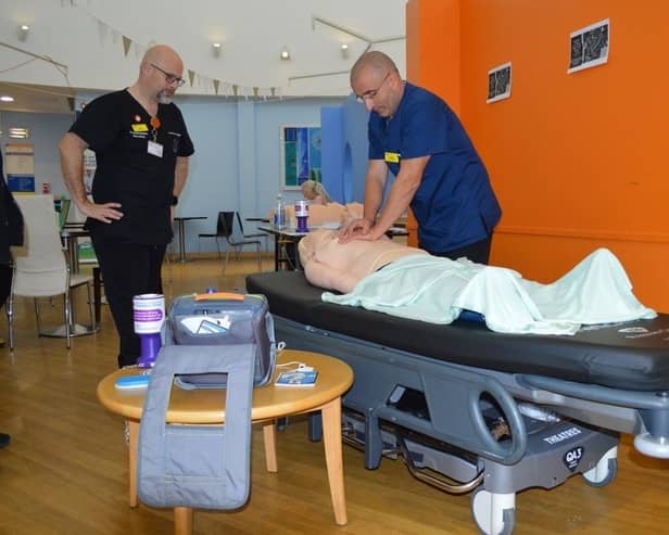 The life-saving marathon is underway at Stoke Mandeville Hospital, photo from Charlie Smith (Local Democracy Service)