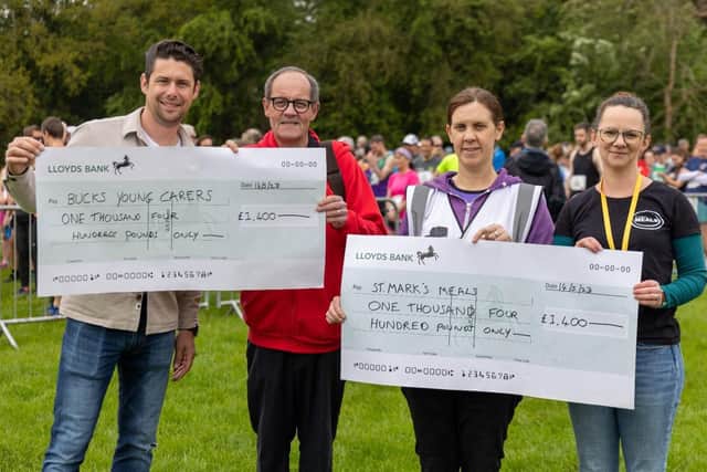 The event raised money for two local charities