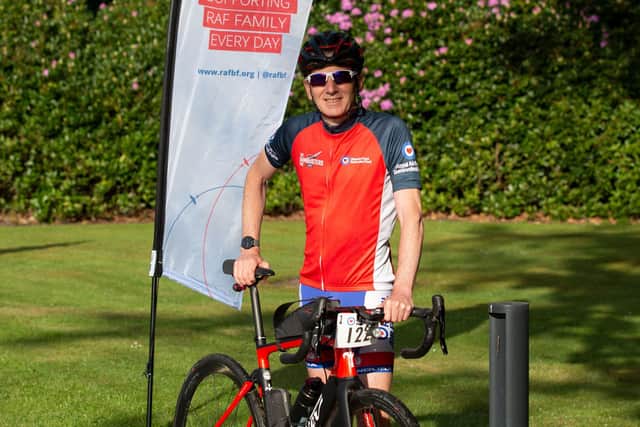 Mike cycled 5,600 miles for charity last year