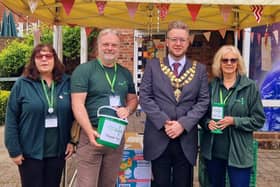 Mayor Tim Dixon at a recent Town Council Event with Aylesbury Foodbank 