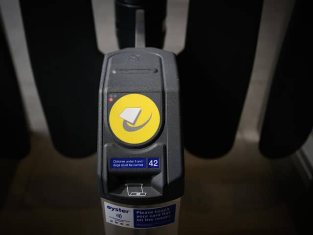 A contactless ticket terminal in London used for illustrative purposes (Photo by Leon Neal/Getty Images)