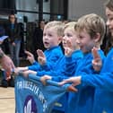 Four children recently invested as Beaver Scouts