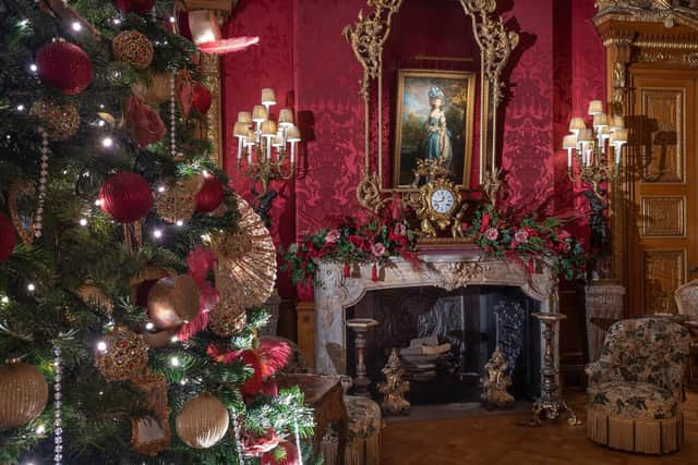 The Red Drawing Room at Waddesdon (Picture: Mike Fear)